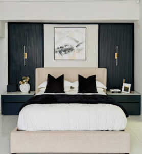 Home black custom bedroom 1