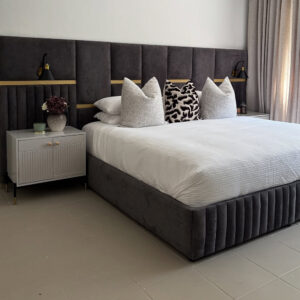 grey gold bedroom set 1