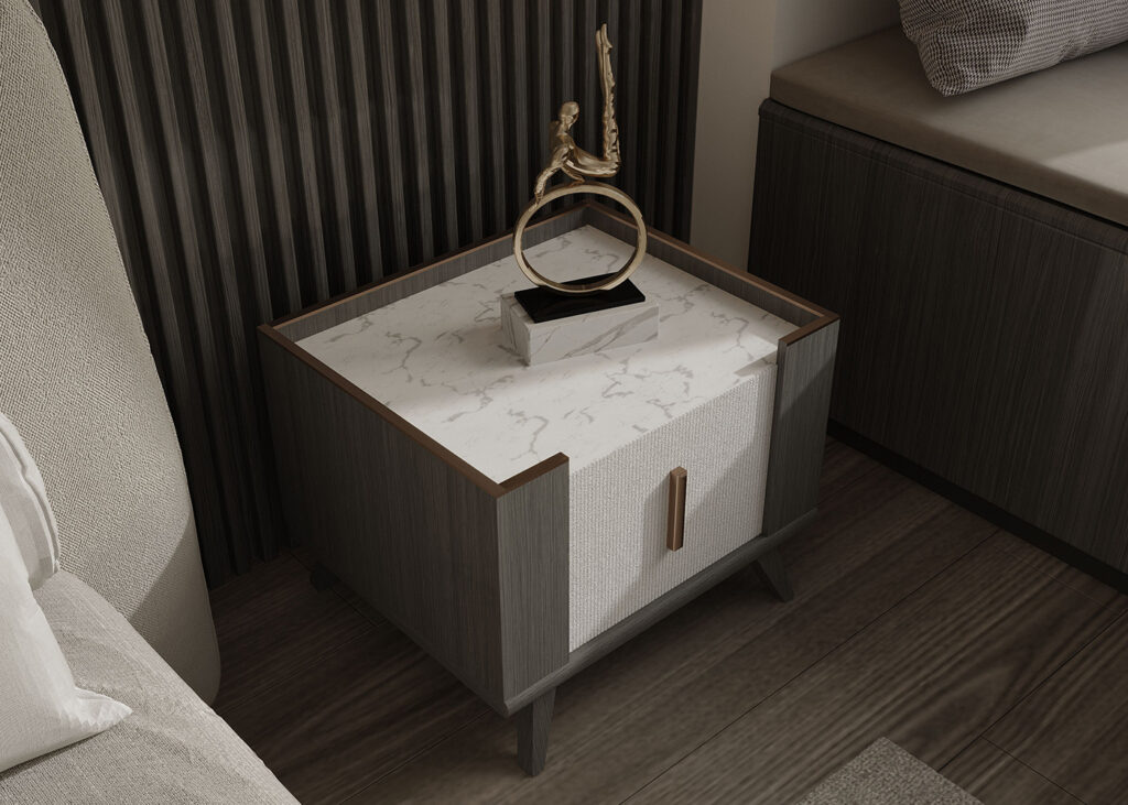 grey modern side table