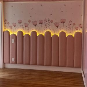 pink panelled headboard 1